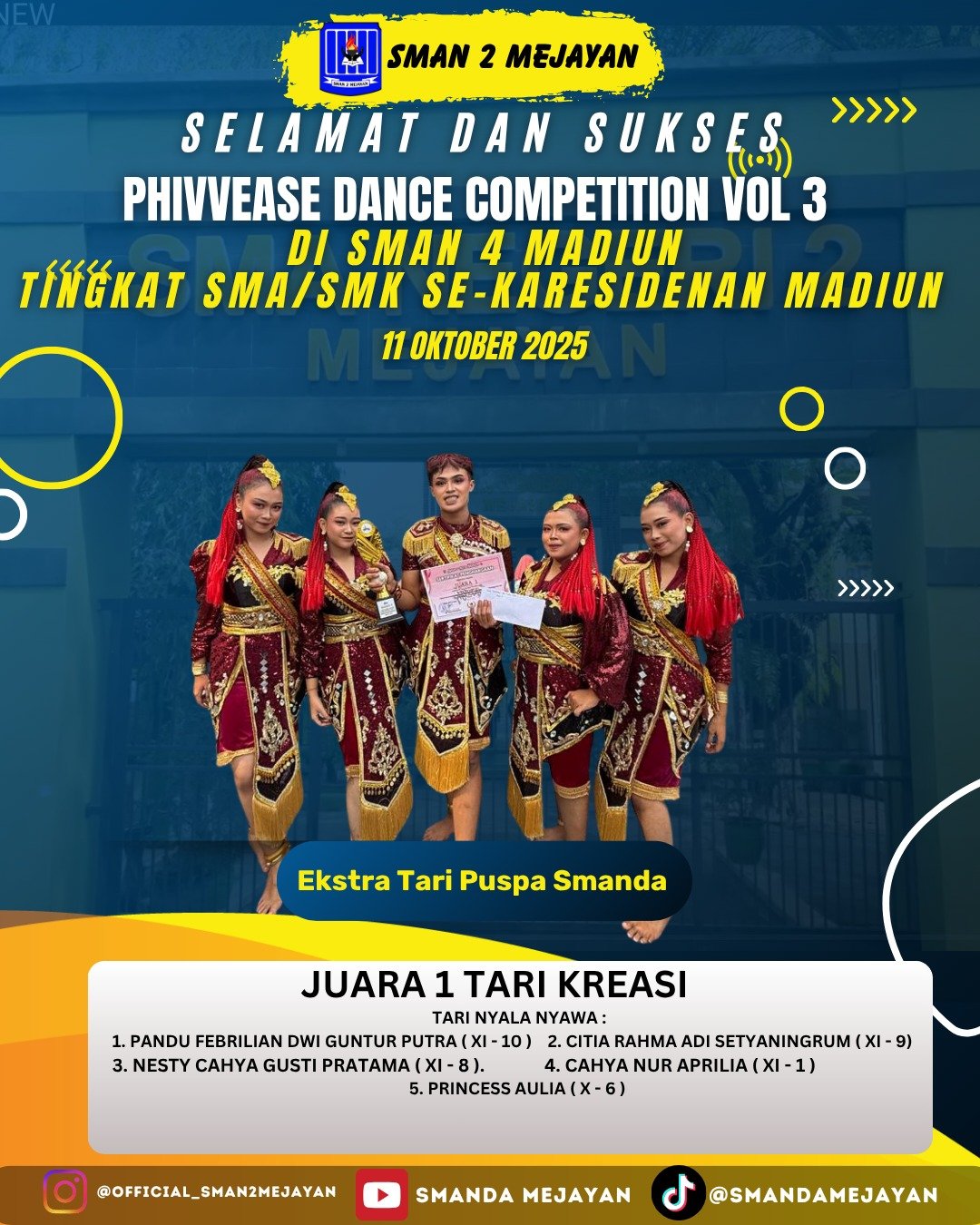 Juara 1 Tari Kreasi
